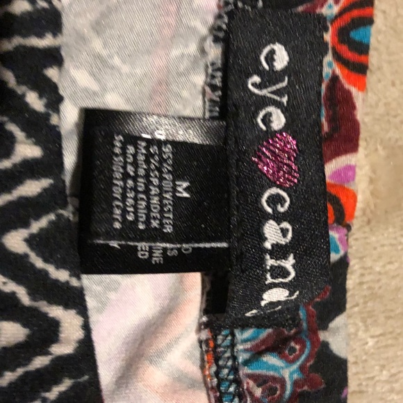 Eye Candi multicolored print leggings - Picture 3 of 3